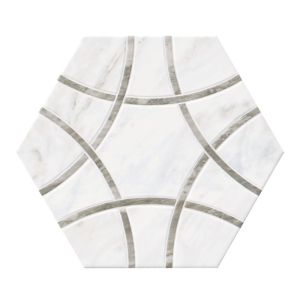 Geoglam Cloud Hexagonal Matte Porcelain Floor And Wall Tile