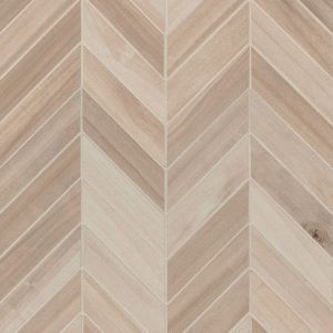 Havenwood Beige 12x15 Chevron Mosaic
