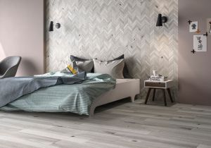 Havenwood Platinum 12x15 Chevron Mosaic
