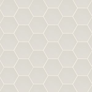 Hexley Dove 10" Hexagon Porcelain Tile