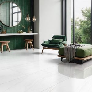 Kaya Zermatta Blanca 24X48 Polished Porcelain Floor And Wall Tile