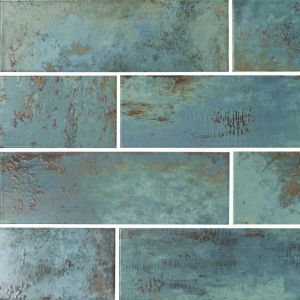 FREE SHIPPING - Marza Aqua 4x12 Glossy Subway