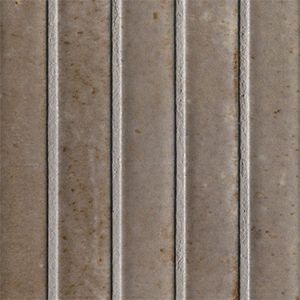 Gems Grigio Large 5x10 Fluted Wall Porcelain Tile