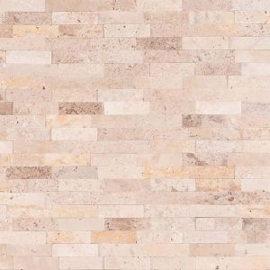 FREE SHIPPING - Roman Beige Peel & Stick Real Stone 3D Mosaic Tile