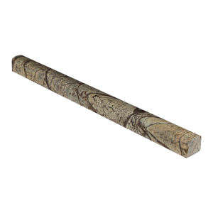 FREE SHIPPING - Rain Forest Brown Polished Pencil Molding