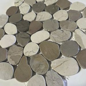 FREE SHIPPING - Bamboo Mix Indonesian 12x12 Interlocking Pebble