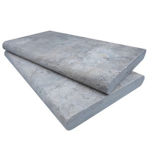 Silver Travertine 12X24 5CM Pool Coping - (PREMIUM)