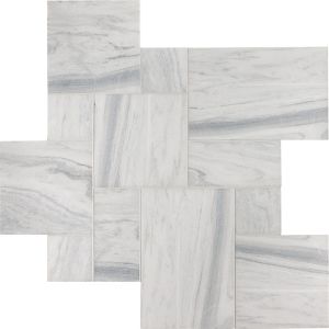 Marmara White 3cm French Pattern Paver