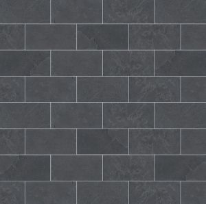 Montauk Black 3X6 Subway Slate Tile