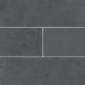 Montauk Black 4X12 Subway Slate Tiles
