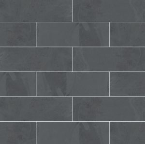 Montauk Black 4X12 Subway Slate Tiles