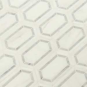 Bianco Dolomite Pavillion Picket Marble Wall Tile