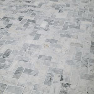 Capri Blue 1x2 Herringbone Honed