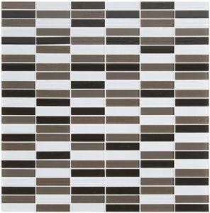 Retro Stax 1x4 Crystallized Glass Mosaic