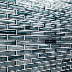 Oasis Blast 1x4 Crystallized Glass Mosaic