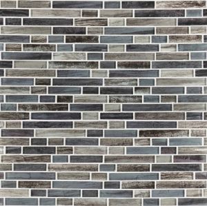 Grigio Lagoon Interlocking Glass Tile