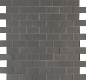 Metallic Gray 2X4 Glass Subway