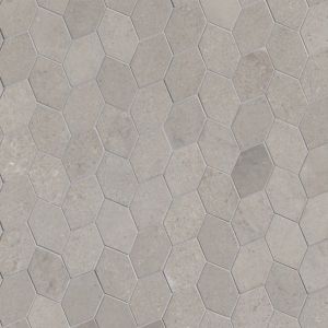 Lilly Pad Hexagon Honed Mosaic