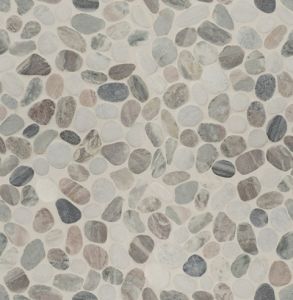 Puebla Greige 12x12 Tumbled Pebble