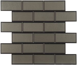 FREE SHIPPING - Crisson Bevel 12x12 Peel & Stick Glass Subway