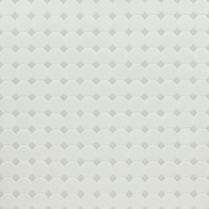 Domino White Matte Octagon Tile