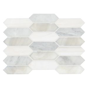 Cienega Springs Picket 6mm Stone & Glass Mosaic
