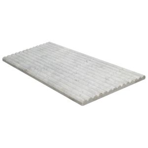 Arabescato Venato Milano Ribbo 12x24 Honed Marble Tile