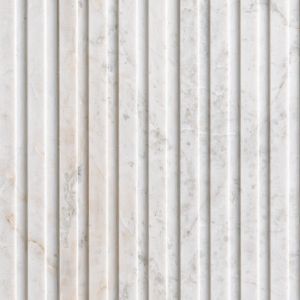 FREE SHIPPING - Arabescato Veneto White 4X12 Honed Slat 3D