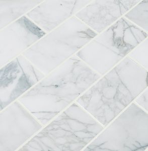 Calacatta Cressa 3x6 Honed Subway Tile