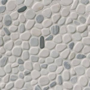 Black and White Pebbles 12X12 Tumbled