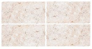 FREE SHIPPING - Tuscany Ivory 3X6 Tumbled Subway