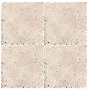 Tuscany Ivory 16X16 Brushed & Chiseled