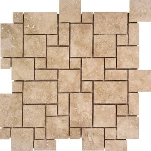 FREE SHIPPING - Tuscany Ivory Mini Versailles Honed
