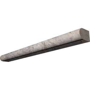 FREE SHIPPING -Silver Travertine Pencil Molding