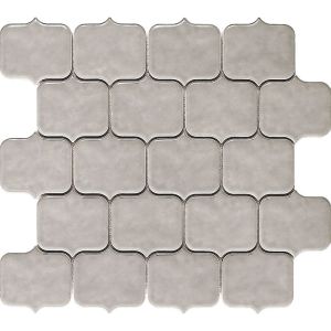 FREE SHIPPING - Dove Gray Wide Arabesque 8mm