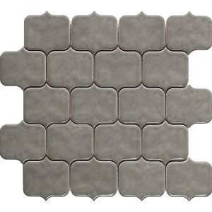 FREE SHIPPING - Taupe Wide Arabesque 8mm