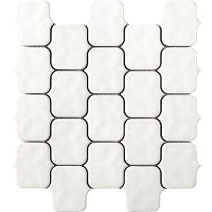 FREE SHIPPING - Pietra White Wide Arabesque 8mm
