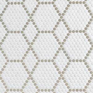 FREE SHIPPING - Tulle Country Geometro Recylcled Glass Mosaic Tile