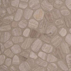 FREE SHIPPING - White Oak 12x12 Interlocking Pebble
