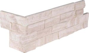 White Oak L Shaped Corner