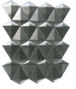 Stainless Steel 3D Diamond Mosaic